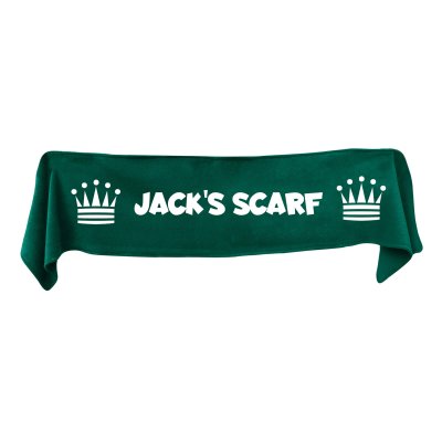 Medium (100cm x 20cm) with Princess Theme - Dark Green Fleece Fabric (Personalised with Text)
