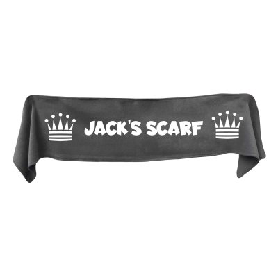 Medium (100cm x 20cm) with Princess Theme - Grey Fleece Fabric (Personalised with Text)
