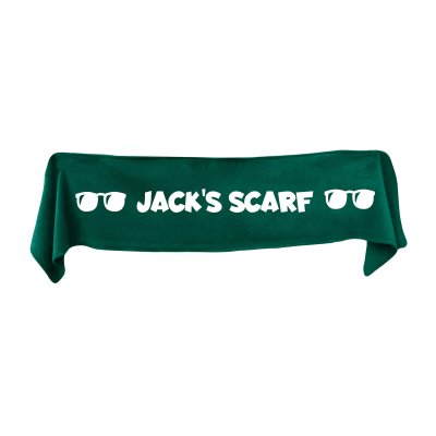 Small (75cm x 15cm) with Sunglasses Theme - Dark Green Fleece Fabric (Personalised with Text)
