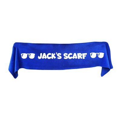 Small (75cm x 15cm) with Sunglasses Theme - Royal Blue Fleece Fabric (Personalised with Text)