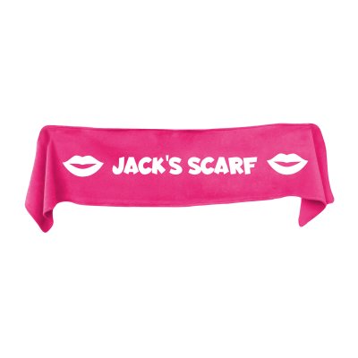 Small (75cm x 15cm) with Little Diva Theme - Hot Pink (Fuchsia) Fleece Fabric (Personalised with Text)