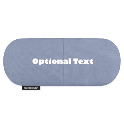 (Wheat Filling) - Gothic Blue Luxury Cotton Fabric Scented (Organic Lavender Buds) (Personalised with Text)