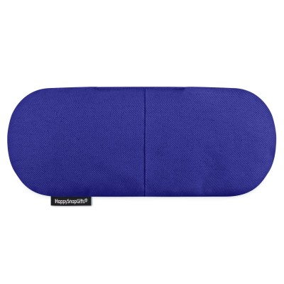 (Wheat Filling) - Royal Blue Cotton Fabric Scented (Organic Lavender Buds) (Personalised with Text)