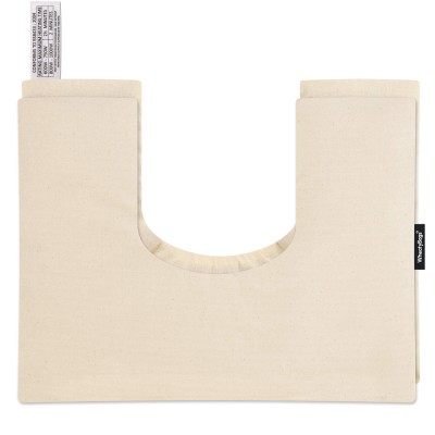 (37cm x 27cm) - Natural Organic Cotton with Removable Cover (Personalised with Text)