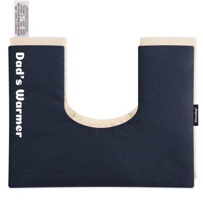 (37cm x 27cm) - Navy Blue Cotton Fabric Scented (Organic Lavender Buds) with Removable Cover