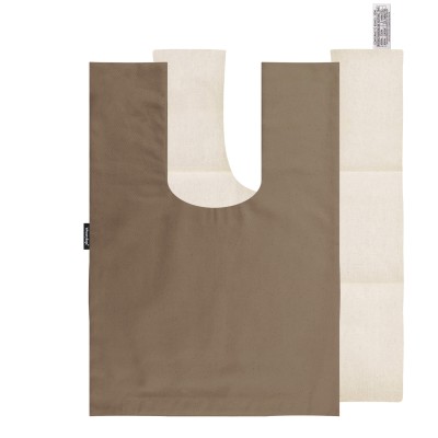 (40cm x 30cm) - Chocolate Luxury Cotton Fabric with Removable Cover (Personalised with Text)