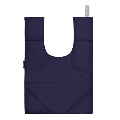Approx. 40cm x 30cm (8 Compartments) - Navy Blue Cotton Fabric (Personalised with Text)