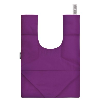 Approx. 40cm x 30cm (8 Compartments) - Purple Cotton Fabric (Personalised with Text)