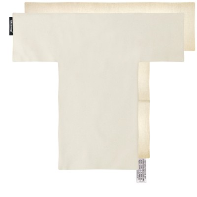 (43cm x 39cm with 3 Compartments) - Natural Organic Cotton with Removable Cover (Personalised with Text)