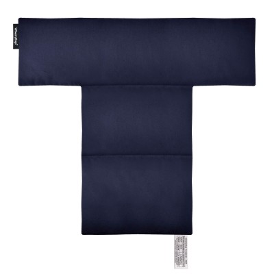 (43cm x 39cm with 3 Compartments) - Navy Blue Cotton Fabric (Personalised with Text)