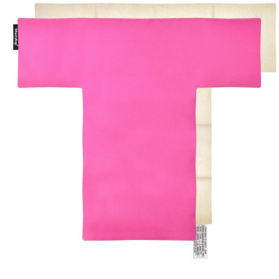 (43cm x 39cm with 6 Compartments) - Hot Pink Cotton Fabric with Removable Cover (Personalised with Text)