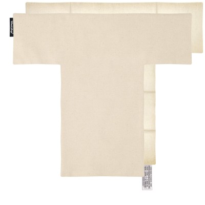 (43cm x 39cm with 6 Compartments) - Natural Organic Cotton with Removable Cover (Personalised with Text)