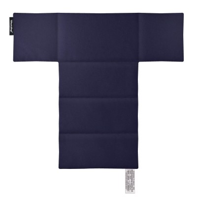 (43cm x 39cm with 6 Compartments) - Navy Blue Cotton Fabric (Personalised with Text)