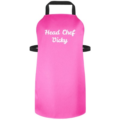 (70cm x 55cm) - Hot Pink Cotton Fabric (Personalised with Text)