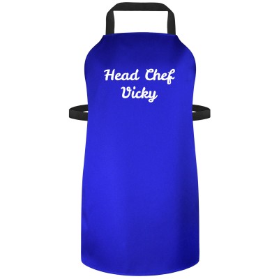 (90cm x 70cm) - Royal Blue Cotton Fabric (Personalised with Text)