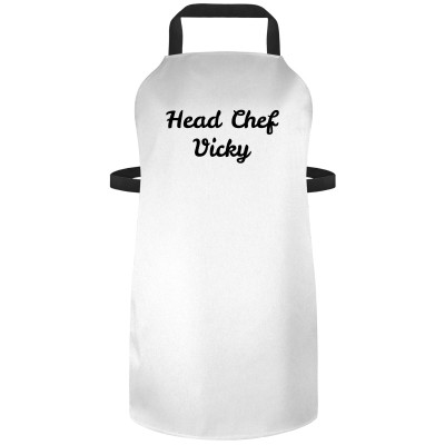 (70cm x 55cm) - White Cotton Fabric (Personalised with Text)