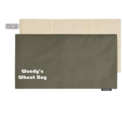 (47cm x 22cm) - Chocolate Luxury Cotton Fabric with Removable Cover (Personalised with Text)
