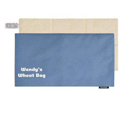 (47cm x 22cm) - Gothic Blue Luxury Cotton Fabric with Removable Cover (Personalised with Text)