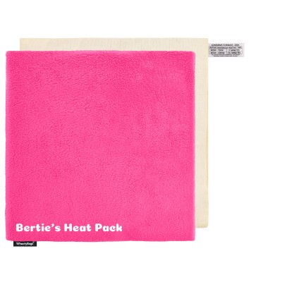 (34cm) - Hot Pink (Fuchsia) Fleece Fabric and Removable Cover (Personalised with Text)