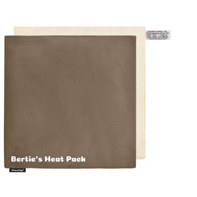 (34cm) - Chocolate Luxury Cotton Fabric and Removable Cover (Personalised with Text)