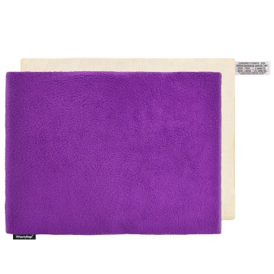 (40cm x 30cm) - Purple Fleece Fabric and Removable Cover