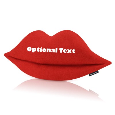 Large (70cm x 30cm) - Red Fleece Fabric (Personalised with Text)