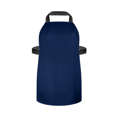 (55cm x 40cm) - Navy Blue Cotton Fabric (Personalised with Text) and Matching Fabric Pocket