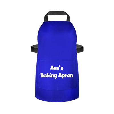 (70cm x 55cm) - Royal Blue Cotton Fabric and Matching Fabric Pocket