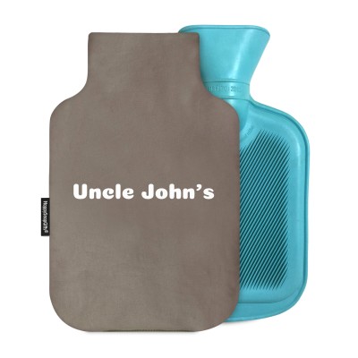 800ml - Chocolate Luxury Cotton Fabric with Removable Cover (Personalised with Text)