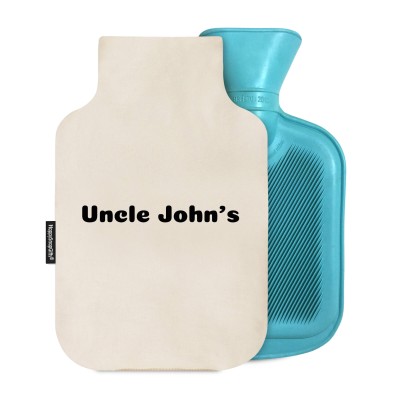 800ml - Natural Cotton Fabric with Removable Cover (Personalised with Text)