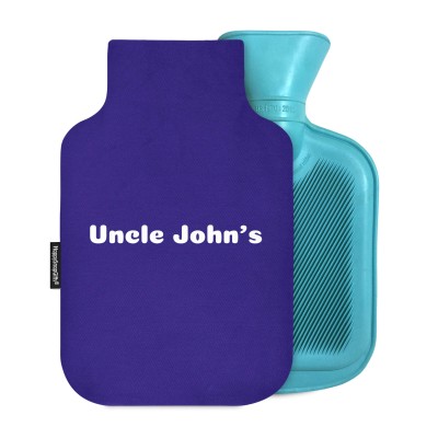 800ml - Royal Blue Cotton Fabric with Removable Cover (Personalised with Text)