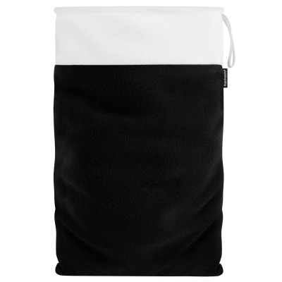 Medium (50cm Size) - Black Fleece Fabric (Personalised with Text)