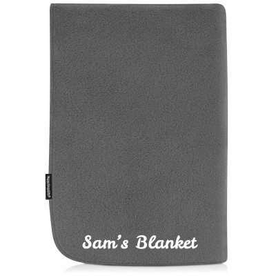 (70cm x 70cm) - Grey Fleece Fabric (Personalised with Text)