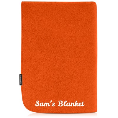 (140cm x 140cm) - Burnt Orange Fleece Fabric (Personalised with Text)