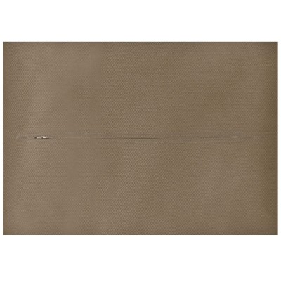 (36cm x 25cm) - Chocolate Luxury Cotton Fabric with Zip Opening (Personalised with Text)