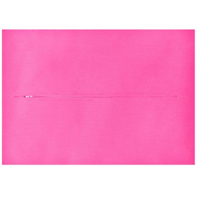(36cm x 25cm) - Hot Pink Cotton Fabric with Zip Opening (Personalised with Text)