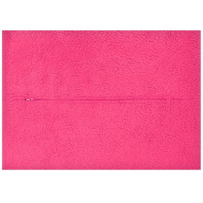 (36cm x 25cm) - Hot Pink (Fuchsia) Fleece Fabric with Zip Opening (Personalised with Text)