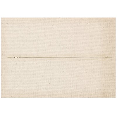 (36cm x 25cm) - Natural Organic Cotton with Zip Opening (Personalised with Text)