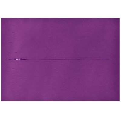 (36cm x 25cm) - Purple Cotton Fabric with Zip Opening (Personalised with Text)