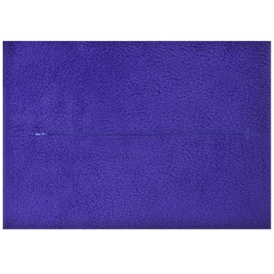 (36cm x 25cm) - Royal Blue Fleece Fabric with Zip Opening (Personalised with Text)