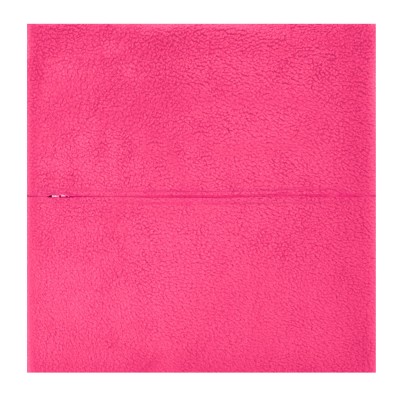 (40cm Square) - Hot Pink (Fuchsia) Fleece Fabric with Zip Opening (Personalised with Text)