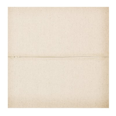 (40cm Square) - Natural Organic Cotton with Zip Opening (Personalised with Text)