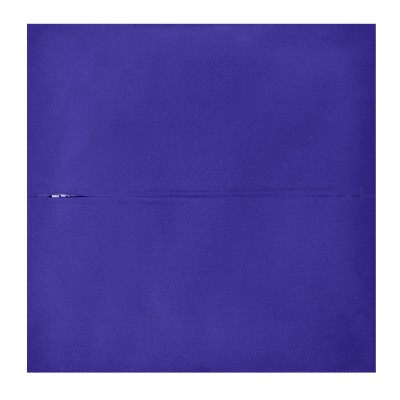 (30cm Square) - Royal Blue Cotton Fabric with Zip Opening (Personalised with Text)