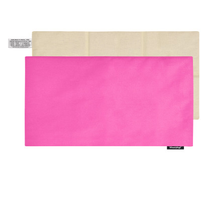(47cm x 22cm) - Hot Pink Cotton Fabric Scented (Organic Lavender Buds) with Removable Cover