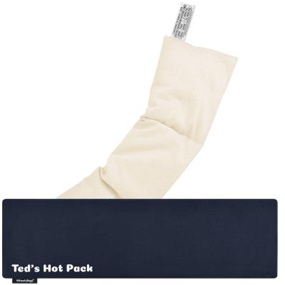 (47cm x 12cm) - Navy Blue Cotton Fabric Scented (Organic Lavender Buds) with Removable Cover