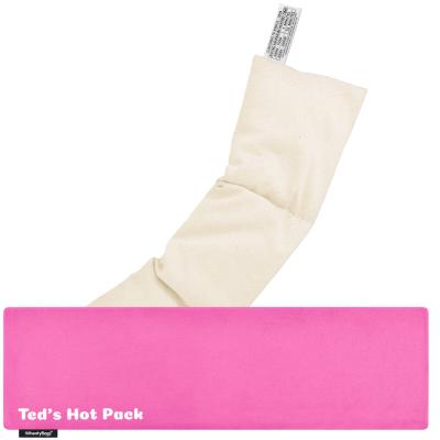 (47cm x 12cm) - Hot Pink Cotton Fabric Scented (Organic Lavender Buds) with Removable Cover