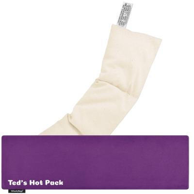 (47cm x 12cm) - Purple Cotton Fabric Scented (Organic Lavender Buds) with Removable Cover