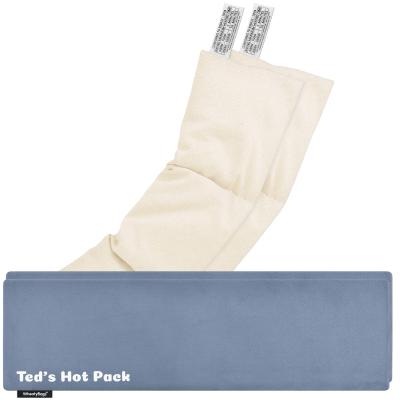 Pack of 2 (47cm x 12cm) - Gothic Blue Luxury Cotton Fabric Scented (Organic Lavender Buds) with Removable Cover