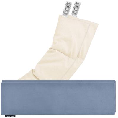 Pack of 2 (47cm x 12cm) - Gothic Blue Luxury Cotton Fabric Scented (Organic Lavender Buds) with Removable Cover (Personalised with Text)