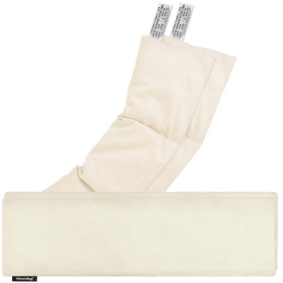 Pack of 2 (47cm x 12cm) - Natural Cotton Fabric Scented (Organic Lavender Buds) with Removable Cover (Personalised with Text)
